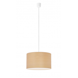 Lampada a sospensione TSURI Elementary I/S, faggio e cavo bianco Lampada a sospensione TSURI Elementary I/S, faggio e cavo bianco