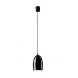 Lampada a sospensione UME 1/S - Black Glossy