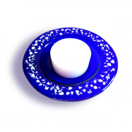 Portacandela blu - serie lapilli Portacandela blu - serie lapilli