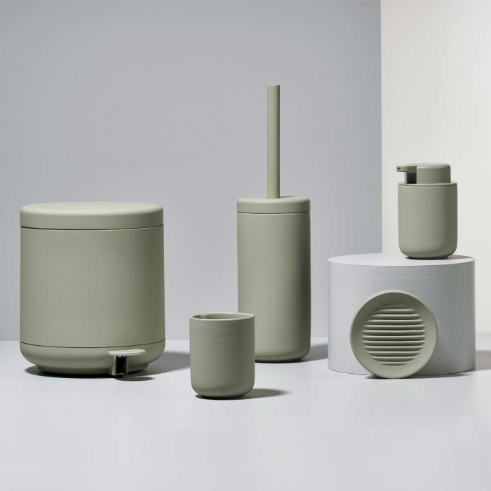 UME - set accessori bagno verde eucalipto