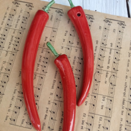 Addobbo per albero di Natale peperoncino Addobbo per albero di Natale peperoncino
