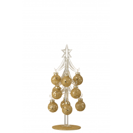 Goldie - Piccolo albero di Natale con ornamenti