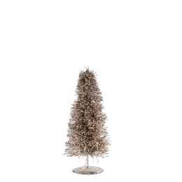 Alivia - alberello Natale oro chiaro, 30 cm