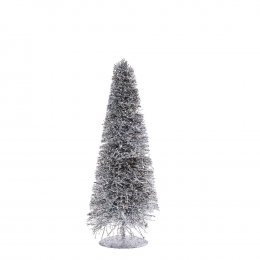 Alivia - alberello di Natale argentato, 40 cm