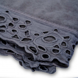 Cerchi - Set asciugamani grigio ferro Cerchi - Set asciugamani grigio ferro