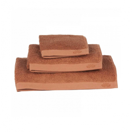 Botanic Deluxe - Asciugamano rosso terracotta