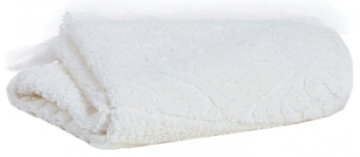 Zoe - Asciugamano ospite 30 X 50, bianco gesso