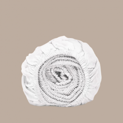 Bamboo - lenzuolo con angoli in bambù bianco 90 x 200