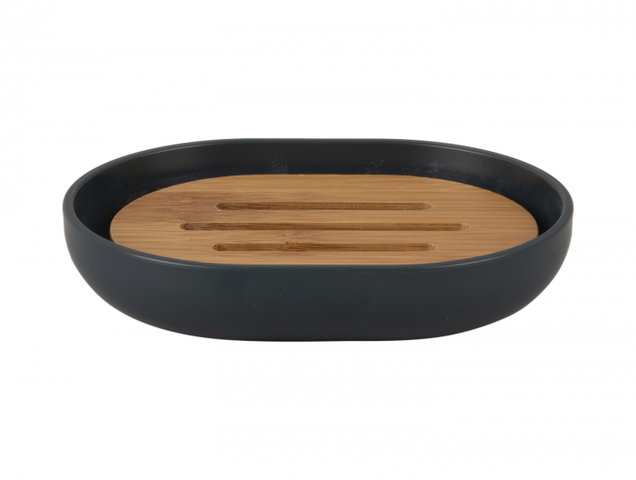 Decent - Set completo accessori bagno, blu scuro