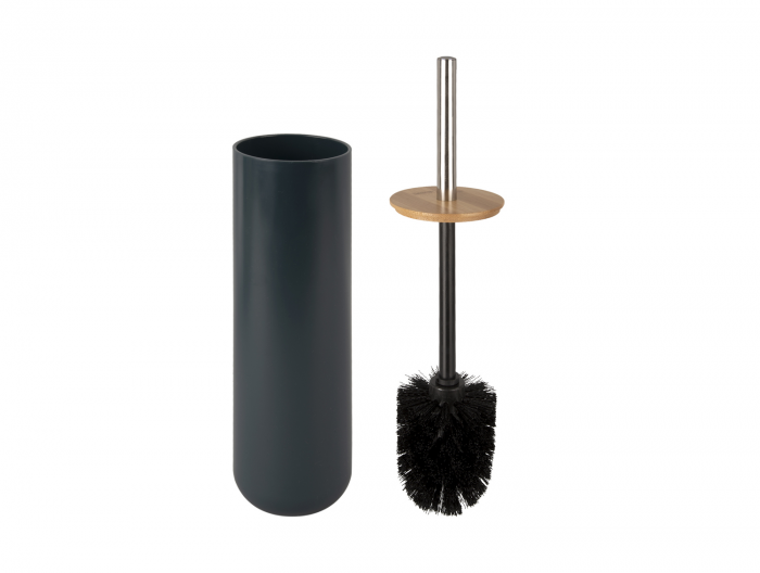 Decent - Set completo accessori bagno, blu scuro