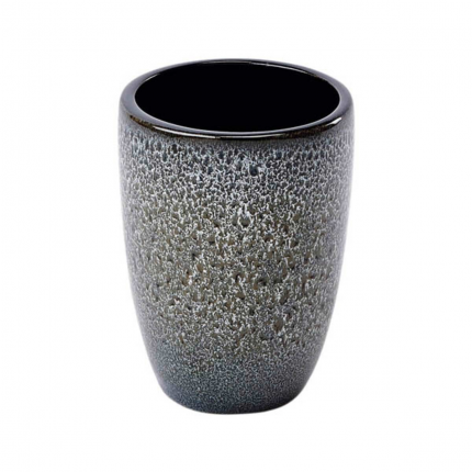 Ugo - Bicchiere porta spazzolini nero Ugo - Bicchiere porta spazzolini nero