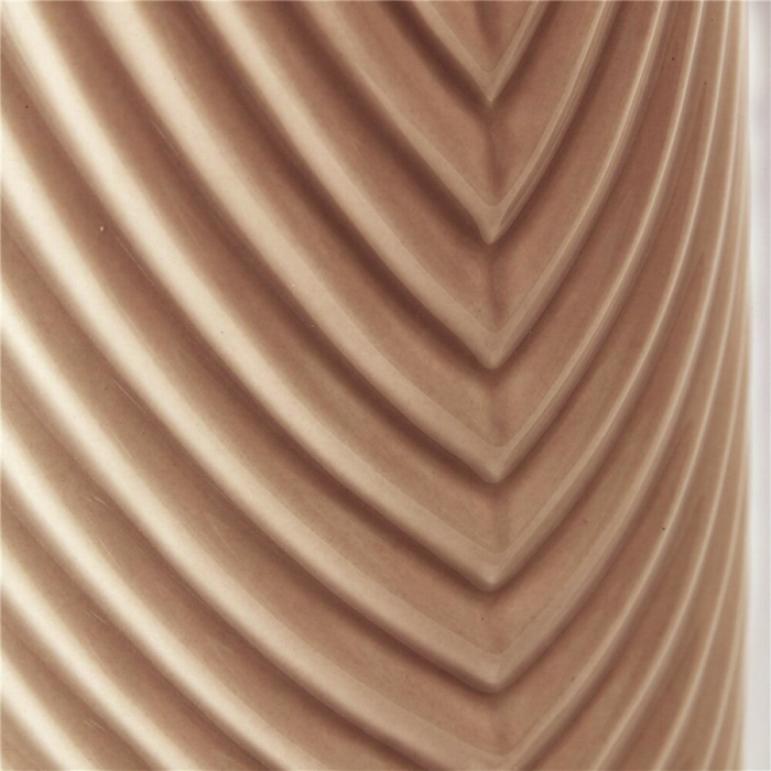 Milda - Bicchiere portaspazzolino ceramica marrone