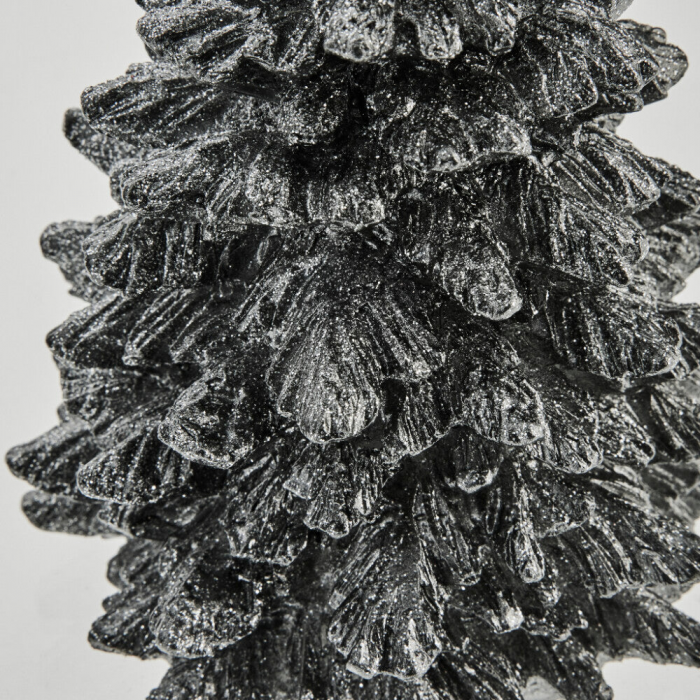 Trelia - Candela decorativa ad albero, grigio scuro
