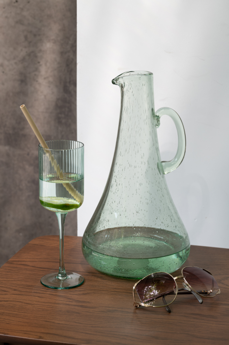 Igia - Caraffa in vetro verde chiaro