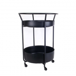 Corona - carrello bar nero