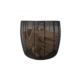 Dora - Cesta alta in metallo nero Dora - Cesta alta in metallo nero