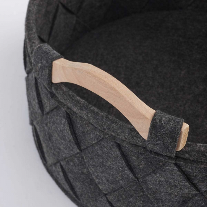 Amy - Portaoggetti bagno grigio scuro