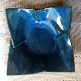 Ciotola porta aperitivi blu Ciotola porta aperitivi blu