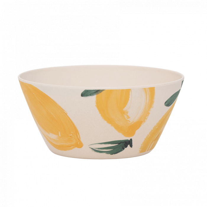Ciotola 15 cm in bamboo Sicilian Summer Lemon