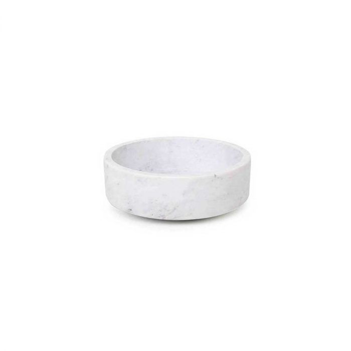 Forte medium - ciotola in marmo bianco