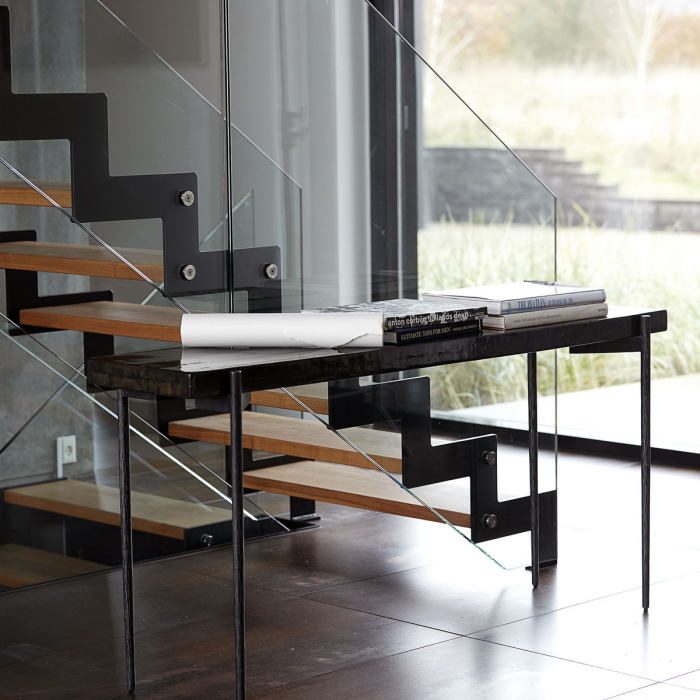 Close - consolle in legno e metallo