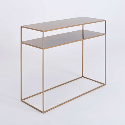 Tensio 2 Floor - consolle in metallo oro Tensio 2 Floor - consolle in metallo oro