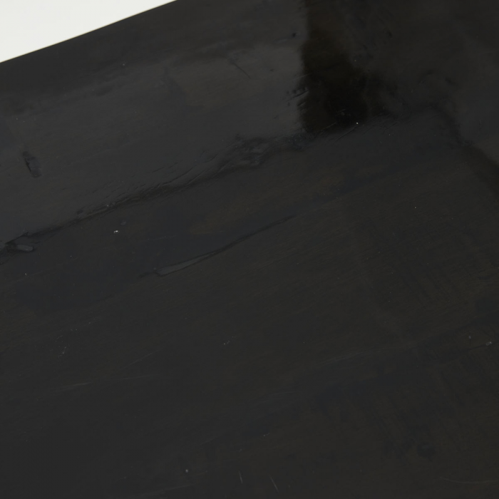 Barki -  consolle nera in legno verniciato