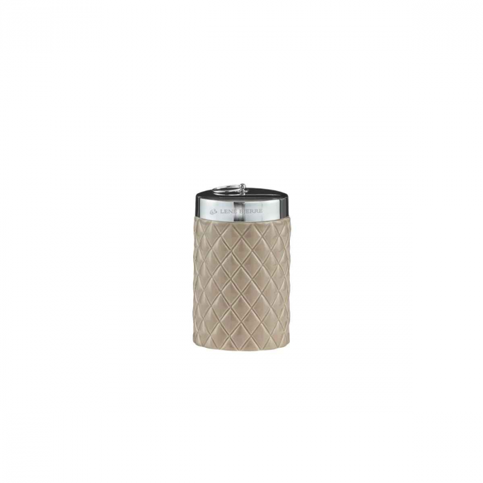 Portia - contenitore in ceramica marrone