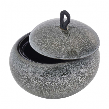 Ugo - Contenitore con coperchio nero Ugo - Contenitore con coperchio nero