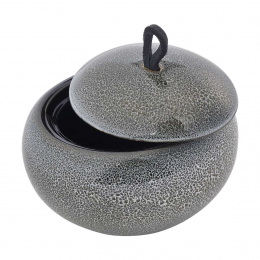 Ugo - Contenitore con coperchio nero Ugo - Contenitore con coperchio nero