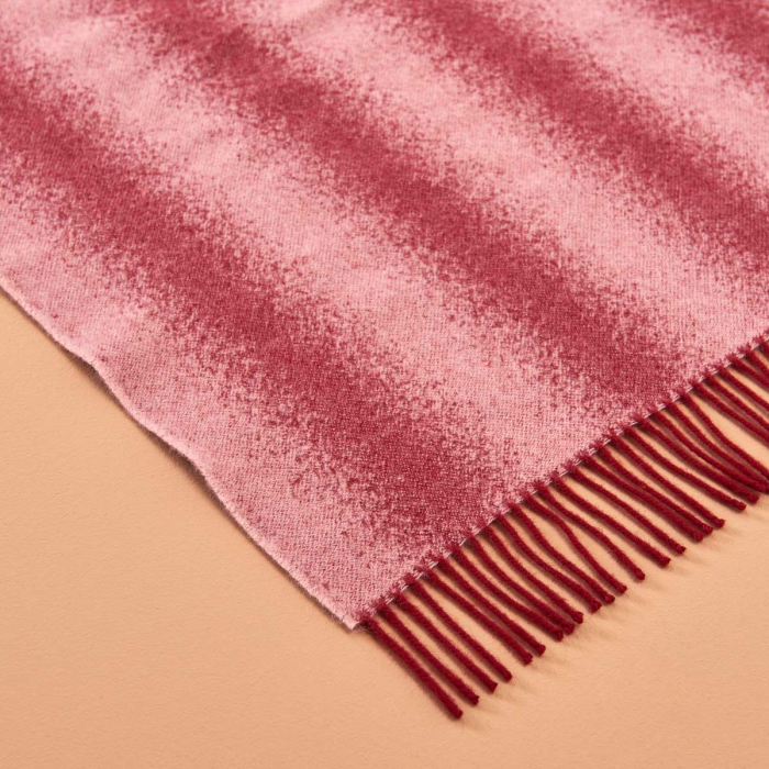 Tide - plaid bordeaux e rosa cipria