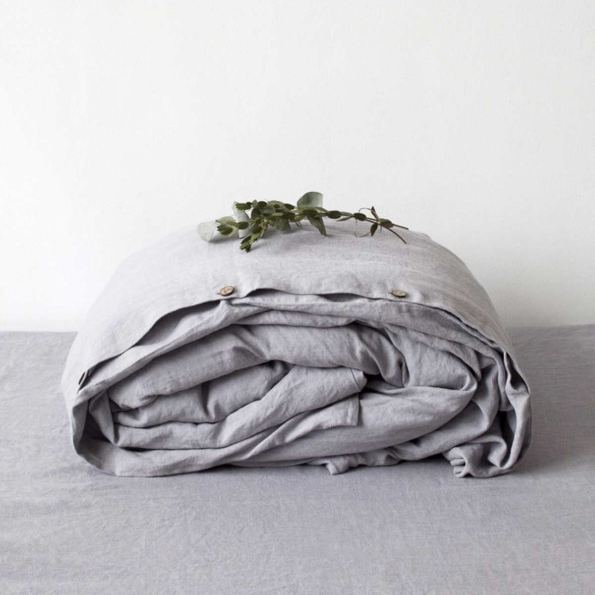 copripiumino in cotone grunge grigio e beige - lovehome