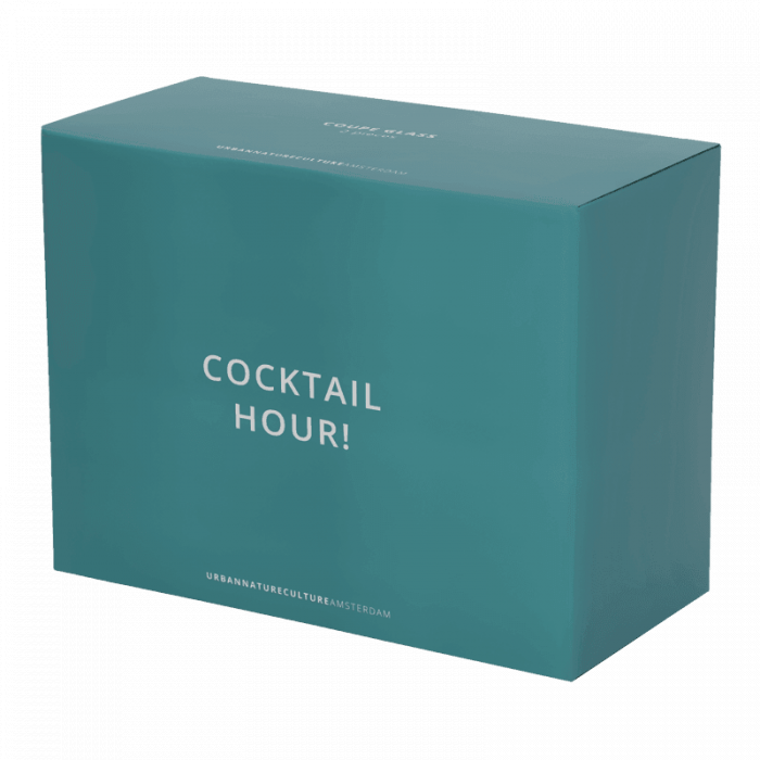 Coupe - set 2 bicchieri da cocktail colorati