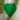 Cuore verde smeraldo - in vetro di Murano