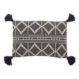 Cozy - Cuscino a rombi bianco e nero Cozy - Cuscino a rombi bianco e nero