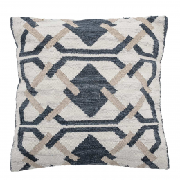 Nordic - Cuscino fantasia geometrica blu Nordic - Cuscino fantasia geometrica blu