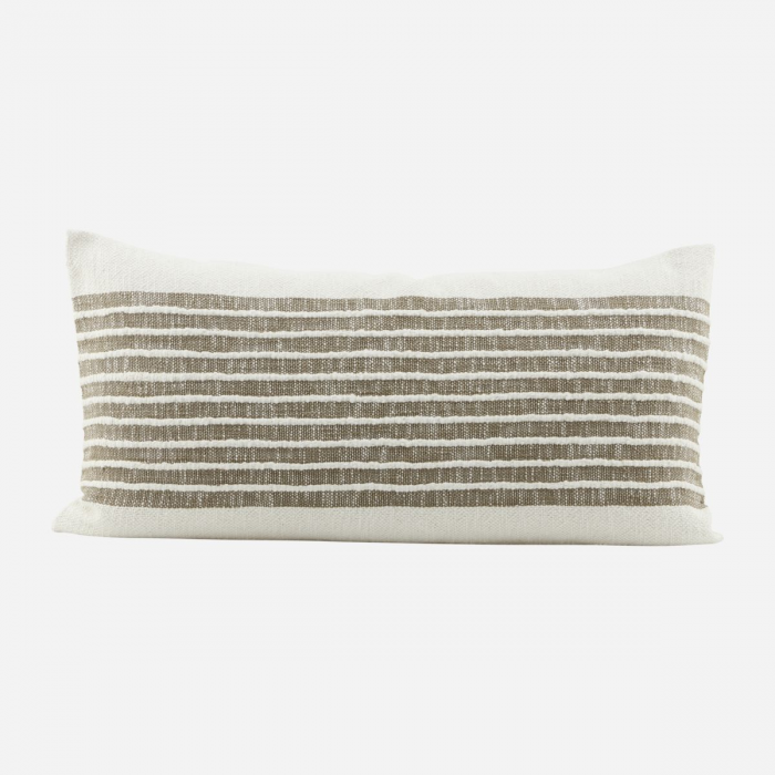 Yarn - cuscino rettangolare a righe color mostarda