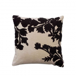 Rosalie - Cuscino in velluto beige naturale