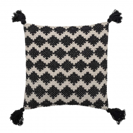 Gustaf - Cuscino quadrato bianco e nero Gustaf - Cuscino quadrato bianco e nero