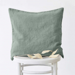 Silvae - cuscino in lino verde green milieu