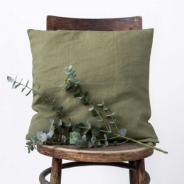 Silvae - cuscino in lino martini olive Silvae - cuscino in lino martini olive