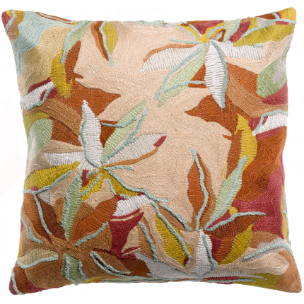 Alina Dragee - cuscino ricamato foliage, 45 X 45 Alina Dragee - cuscino ricamato foliage, 45 X 45