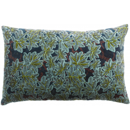 Ariane Petrole - cuscino in velluto stampato 40 X 65 Ariane Petrole - cuscino in velluto stampato 40 X 65