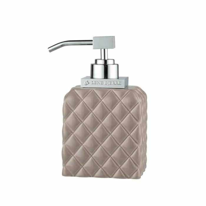 Portia - Dispenser in ceramica marrone