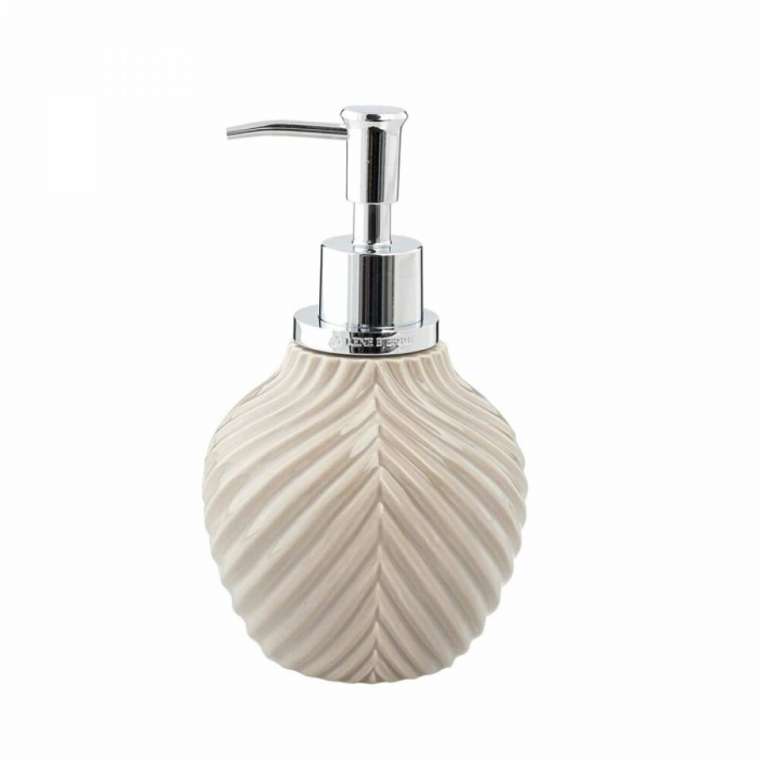 Milda - Dispenser sapone in ceramica marrone