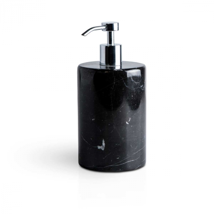 Rounded - Dispenser sapone in marmo nero