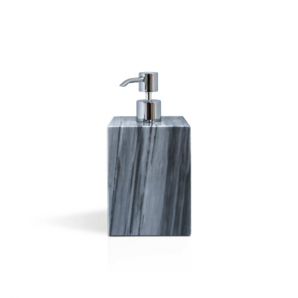 Squared - Dispenser sapone in marmo grigio Squared - Dispenser sapone in marmo grigio