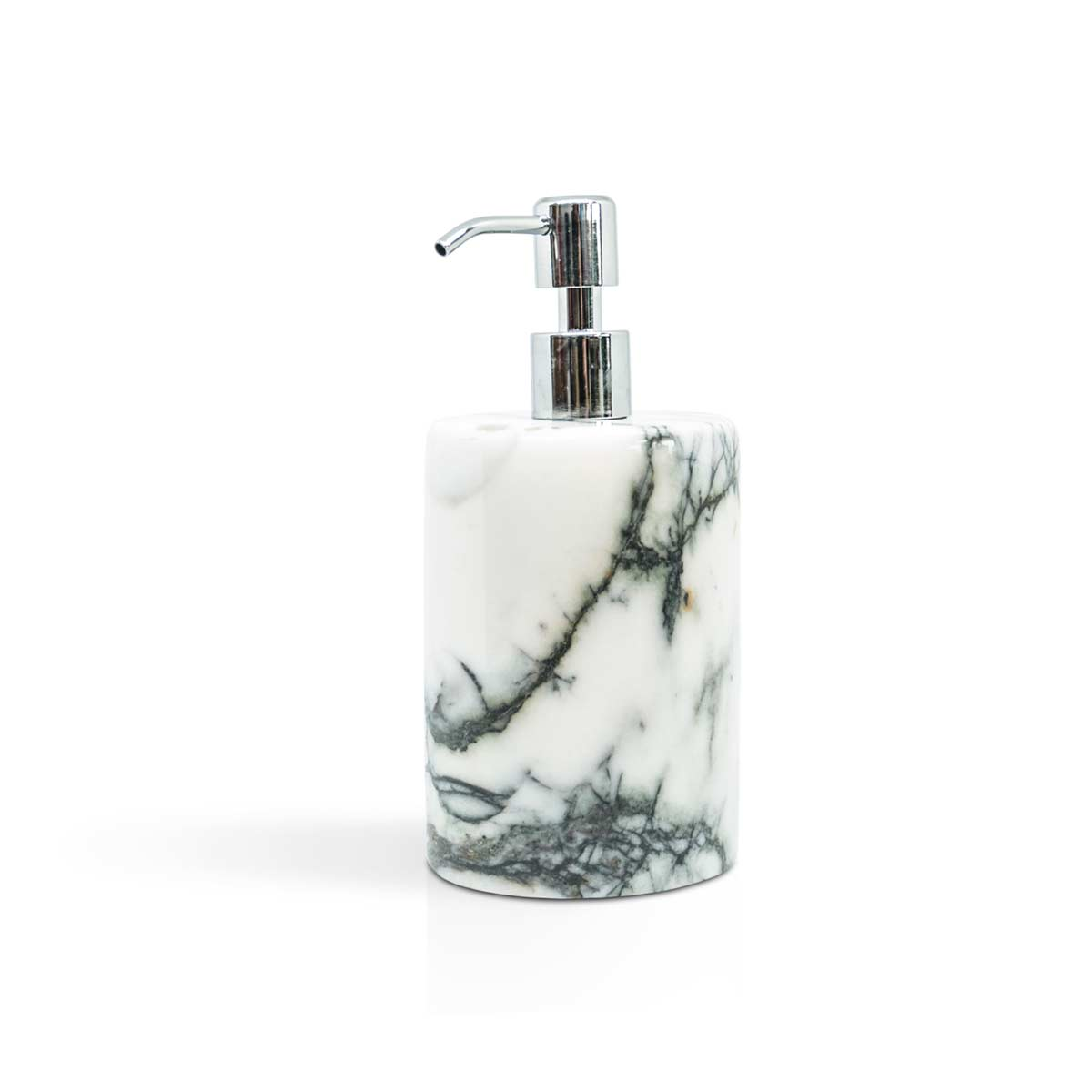 FiammettaV collezione Rounded dispenser sapone in marmo Paonazzo -  LivingDecò