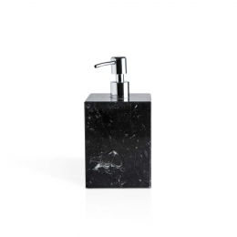 Squared - Dispenser sapone in marmo nero