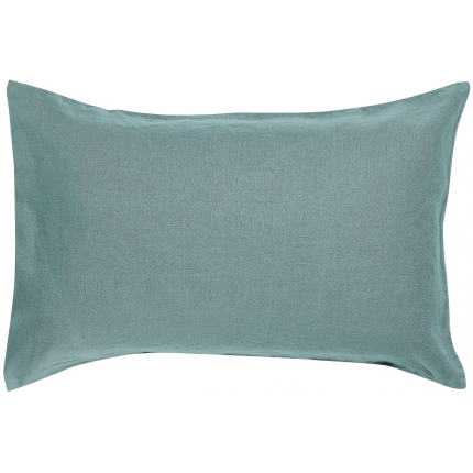 Zeff Vert De Gris - Federa in lino verde grigio 50 X 75 Zeff Vert De Gris - Federa in lino verde grigio 50 X 75